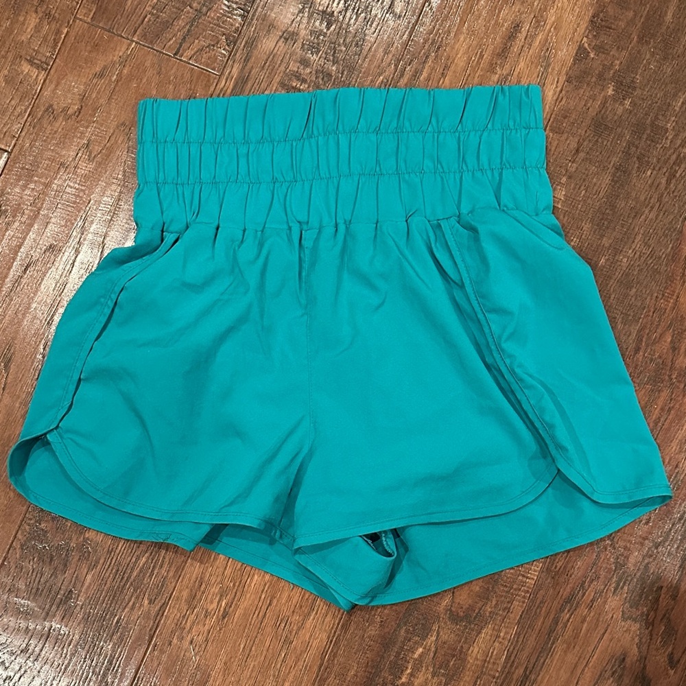 Green/Bright Teal Women's Shorts